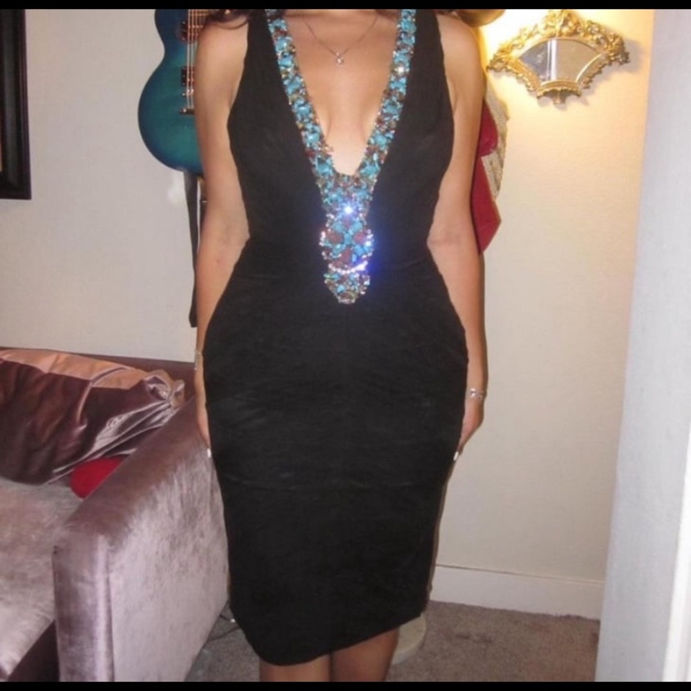 Mandalay vintage beaded dress size 4